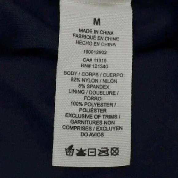 Garage navy blue ladies sleeveless scoop neck dress MEDIUM - Picture 12 of 12